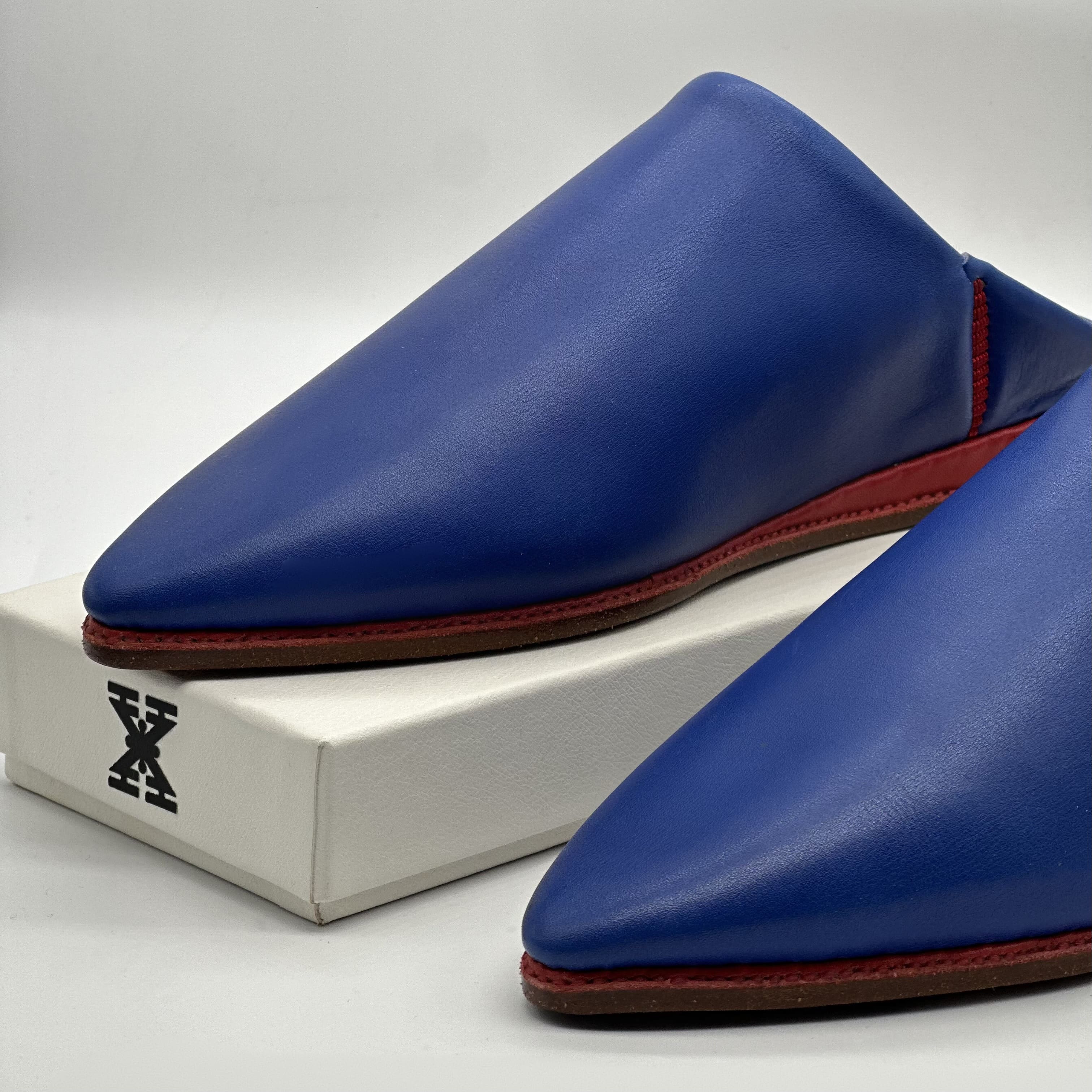 Babouche Bleu Majorelle Unisexe - Intemporelle - Air Babouche