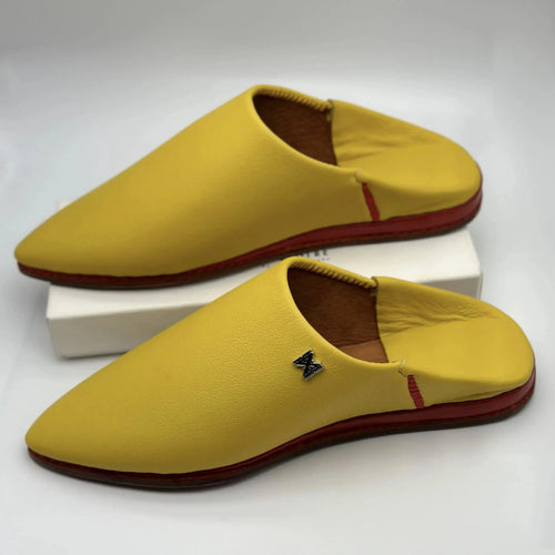 Babouche Jaune Royal Unisexe - Intemporelle - Air Babouche airbabouche