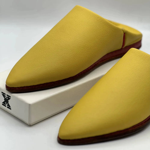 Babouche Jaune Royal Unisexe - Intemporelle - Air Babouche airbabouche