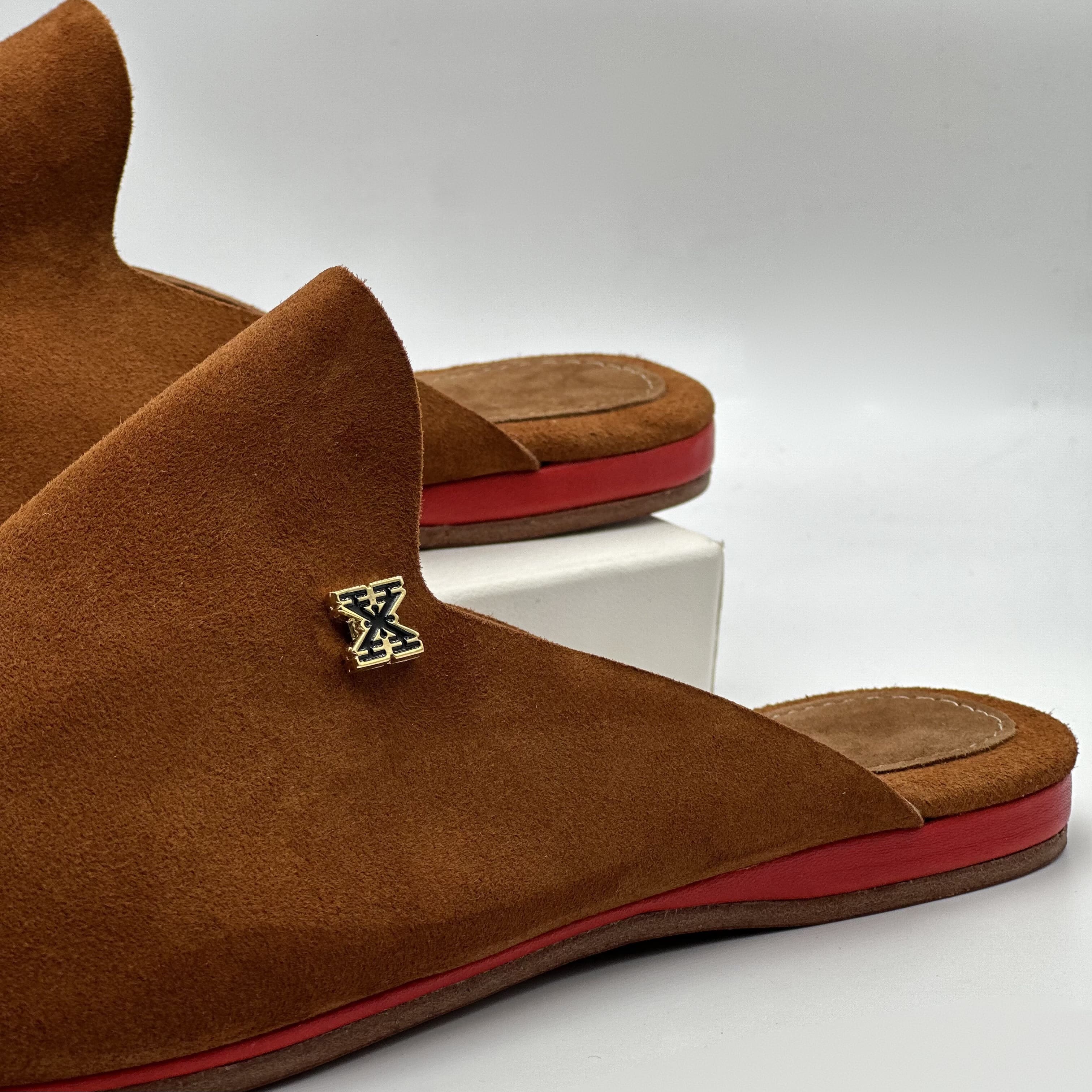 Babouche Femme Camel - Intemporelle - Air Babouche