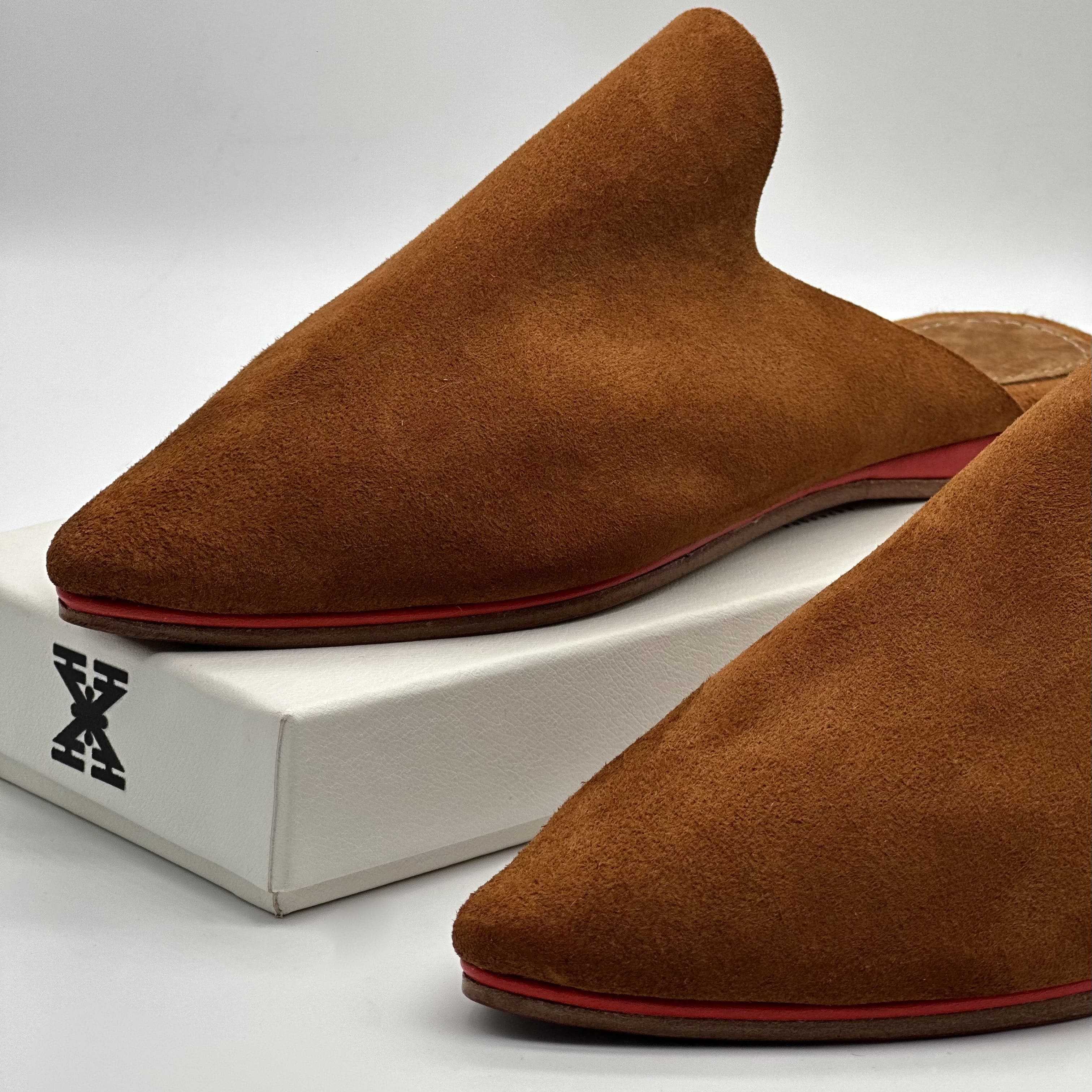 Babouche Femme Camel - Intemporelle - Air Babouche