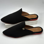 Babouche Femme Noire - Intemporelle - Air Babouche