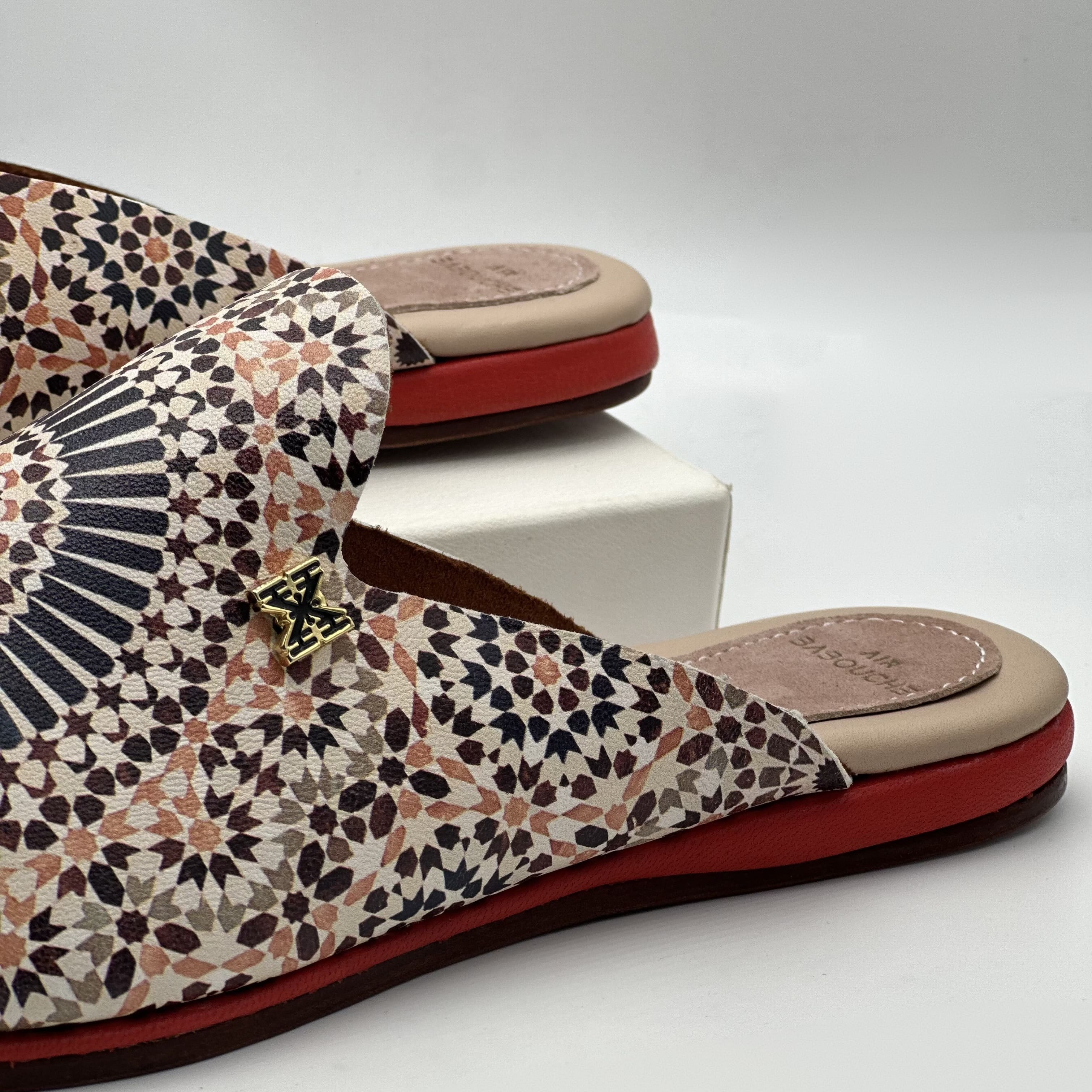 Babouche Femme Zellige - SIGNATURE - Air Babouche