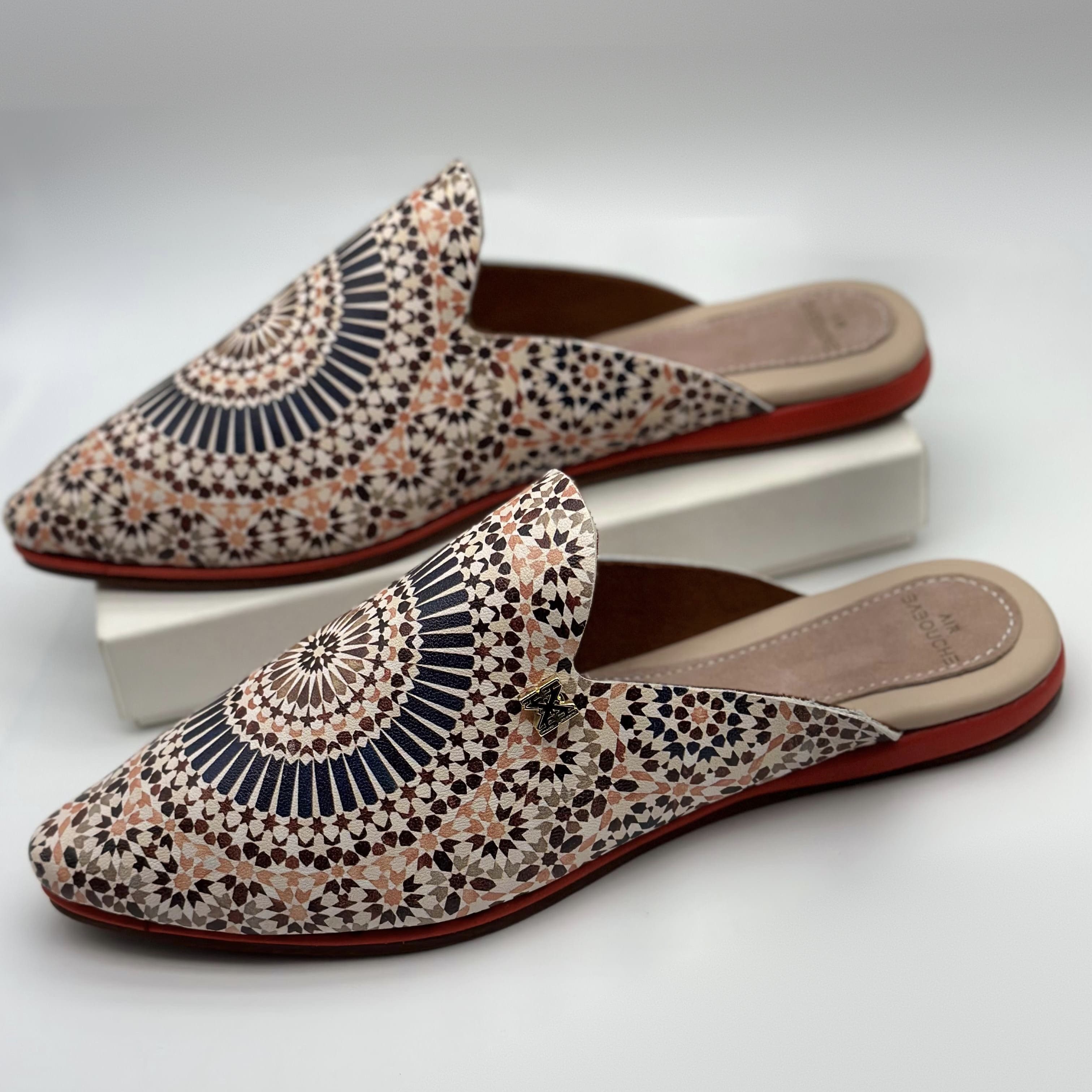 Babouche Femme Zellige - SIGNATURE - Air Babouche