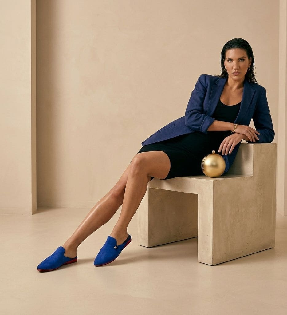 Majorelle blue baboucha