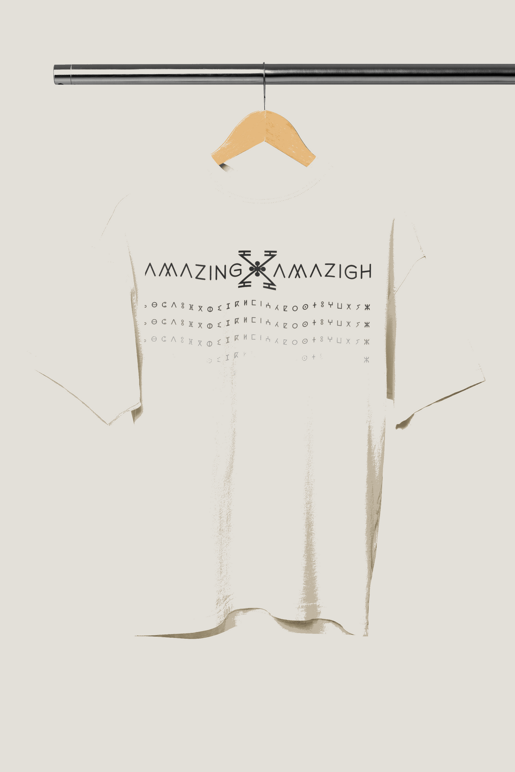 t-shirt air babouche unisexe, collection amazigh marrakech dos