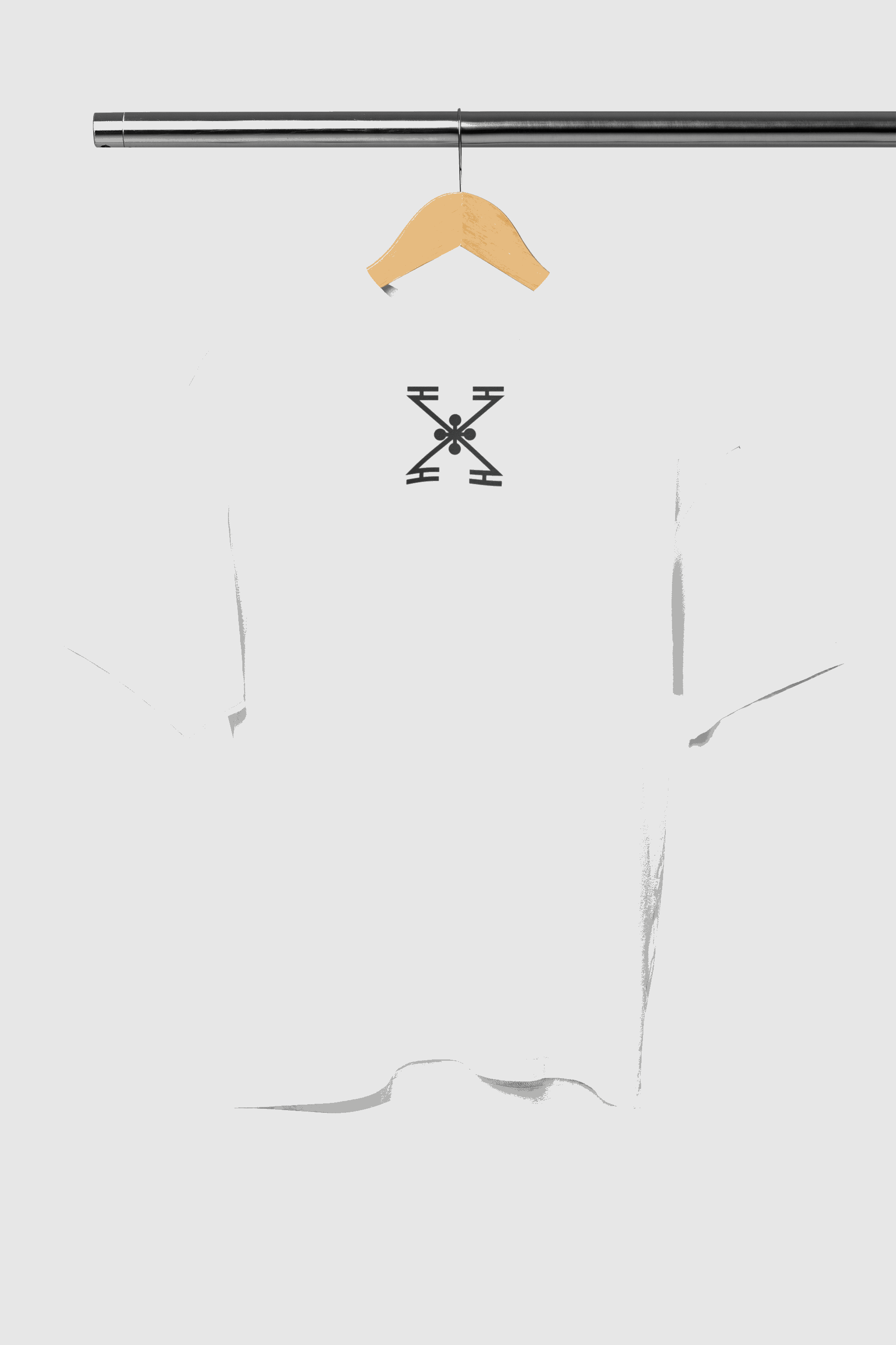 t-shirt blanc air babouche unisexe avec motif amazigh, collection x amazigh marrakech, design et style